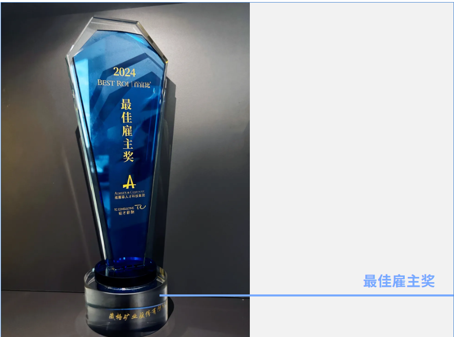 真人庄闲游戏矿业荣获2024年埃摩森“最佳雇主奖”